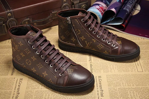 LV High-Top Fashion Men Shoes--011